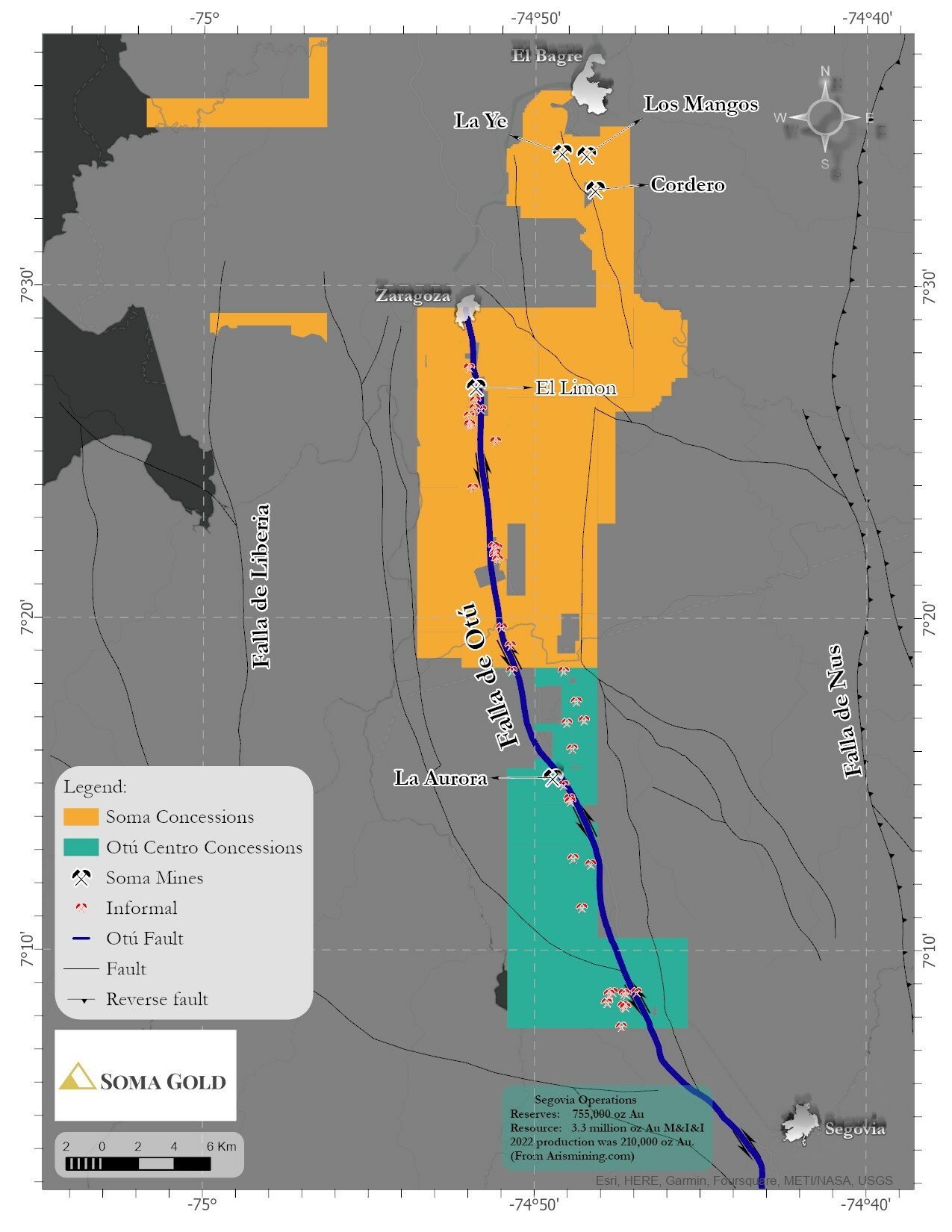 Soma Otu Location Map (CNW Group/Soma Gold Corp.) Soma Otu Location Map (CNW Group/Soma Gold Corp.)