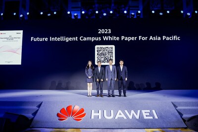 Jointly releasing the 2023 Future Intelligent Campus White Paper for Asia Pacific (PRNewsfoto/Huawei)