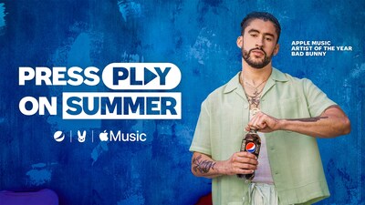 Pepsi and Bad Bunny invite all to unlock unlimited listening on Apple Music this summer.