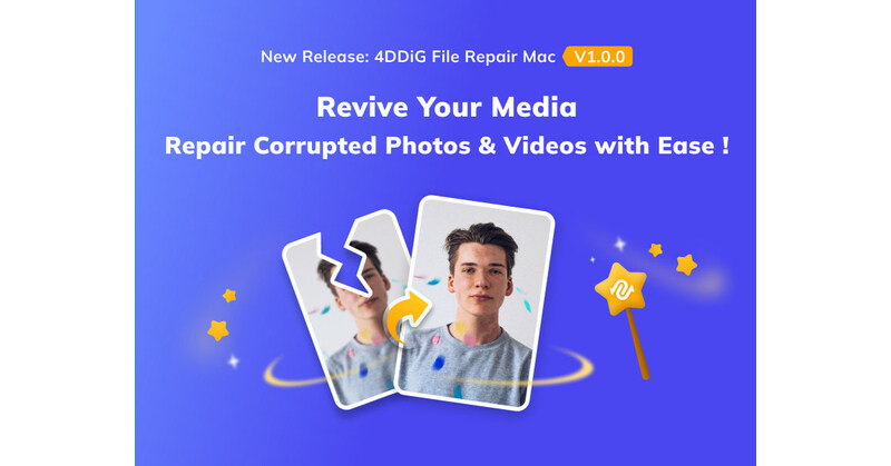 New Release: 4DDiG File Repair for Mac - Simplifying Video and Photo Repair for Mac Users
