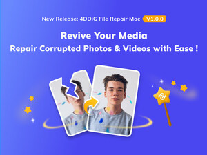 New Release: 4DDiG File Repair for Mac - Simplifying Video and Photo Repair for Mac Users