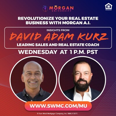 David Adam Kurz, CEO of Freedom Organization LLC and The Kurz Team with Pavan Agarwal Founder of MORGAN A.I. (PRNewsfoto/Celligence LLC)