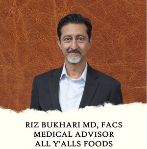While Sales Continue to Climb, All Y'alls Foods Nabs Health-Conscious Investor and Vascular Surgeon, Dr. Rizwan Bukhari
