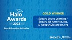 SUBARU WINS 2023 GOLD HALO AWARD FOR BEST EDUCATION INITIATIVE IN PARTNERSHIP WITH ADOPTACLASSROOM.ORG