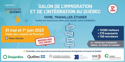 12e dition du Salon de l'immigration et de l'intgration au Qubec (Groupe CNW/Immigrant Qubec)