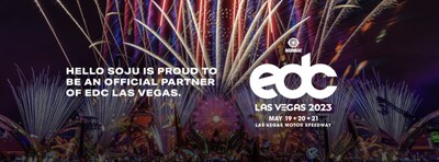 Hello Soju is proud to be an official partner of EDC Las Vegas.