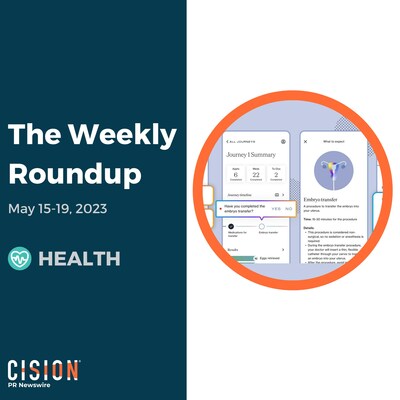 PR Newswire Weekly Health Press Release Roundup, May 15-19, 2023. Photo provided by Alife Health. https://prn.to/42MuoCk