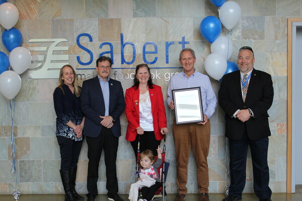 Sayreville, NJ city officials joined Sabert Corporation, a global leader in innovative and sustainable food packaging solutions, to celebrate the proclamation of National Sabert Day in recognition of the company’s 40th anniversary.