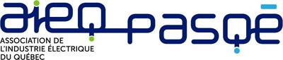 Logo AIEQ PASQ (Groupe CNW/Association de l'industrie lectrique du Qubec (AIEQ))