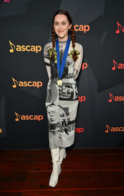 ASCAP Pop Music Award winner Em Beihold ("Numb Little Bug") attends the ASCAP Pop Music Awards Celebration at Yamashiro in Hollywood, CA.