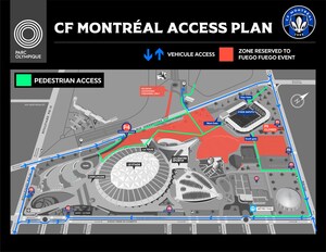 Advisory - Traffic and access to Stade Saputo will be disrupted for the CF Montréal match on May 27 due to the Fuego Fuego Festival