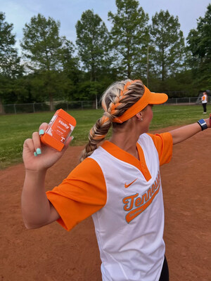 Hally Hair has partnered with NCAA Women's Softball athletes, such as Mackenzie Donihoo of the University of Tennessee Lady Vols.