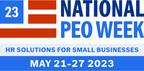 PEO INDUSTRY TO GATHER IN WASHINGTON TO CELEBRATE NATIONAL PEO WEEK MAY 21-27