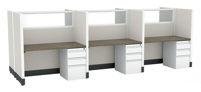 6 Person Call Center Cubicle Workstation by Office Star Products