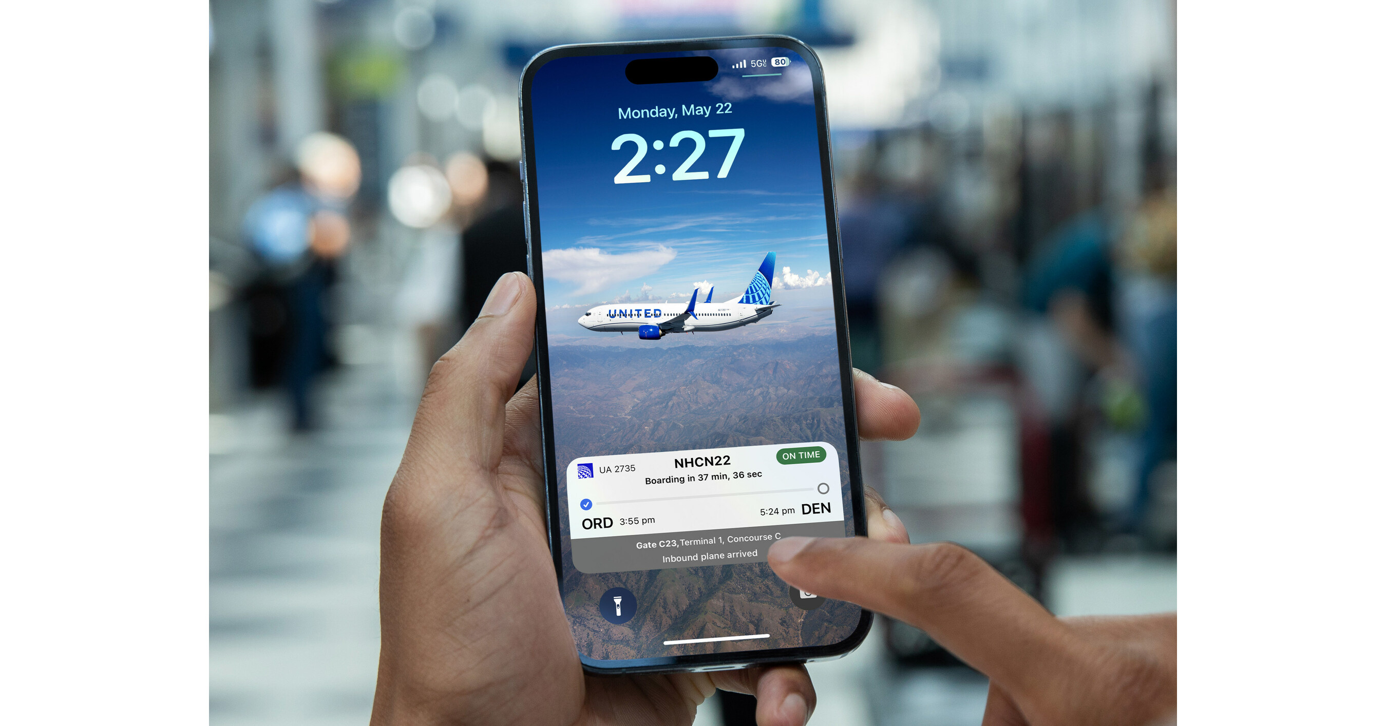 united airlines mobile boarding pass