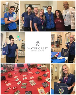 Nurses at Watercrest St. Lucie West enjoy a week filled with special gifts, catered lunches, games and raffle prizes as part of Watercrest Senior Living's celebration of National Nurses Week in May.