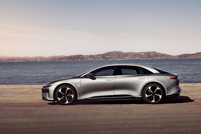 The Lucid Air Touring offers an extraordinary fusion of performance, range, and interior space. It sits in the heart of the Lucid Air family and offers the most options and flexibility – allowing customers to create a version that fits their needs. Deliveries of the Air Touring are expected to start in Q3 2023 in Germany, The Netherlands, Switzerland, and Norway. (PRNewsfoto/Lucid Group)