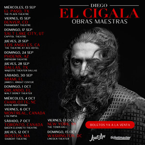 DIEGO EL CIGALA ANNOUNCES NEW 2023 TOUR IN U.S. AND CANADA