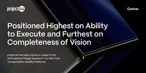 project44 Positioned Highest in Ability to Execute and Furthest Right on Completeness of Vision in the 2023 Gartner® Magic Quadrant™ for Real-Time Transportation Visibility Platforms