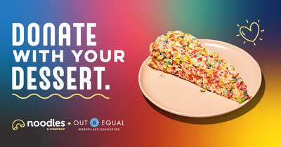 For the third year, Noodles is pledging to donate up to $30,000 to Out & Equal, the premier organization advocating exclusively for LGBTQIA+ workplace equality, with help from Pride Crispy sales, throughout the month of June. Noodles & Company stands in solidarity with the LGBTQIA+ community and to date, has donated $45,000 to Out & Equal by directly supporting inclusion and equality efforts in the workplace.
