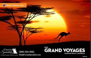 Cruise Specialists is Hosting Holland America's 2025 Pole-to-Pole and Grand World Voyages