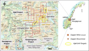 Capella Receives Drill Permits for the Hessjøgruva Cu-Zn-Co Project and Reports Initial Assays from the Kjøli Scout Drill Program