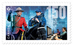 Timbre marquant la fondation de la Gendarmerie royale du Canada