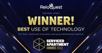 ReloQuest RQ PRO Solution Wins Best Use of Technology at The Serviced Apartment Awards London