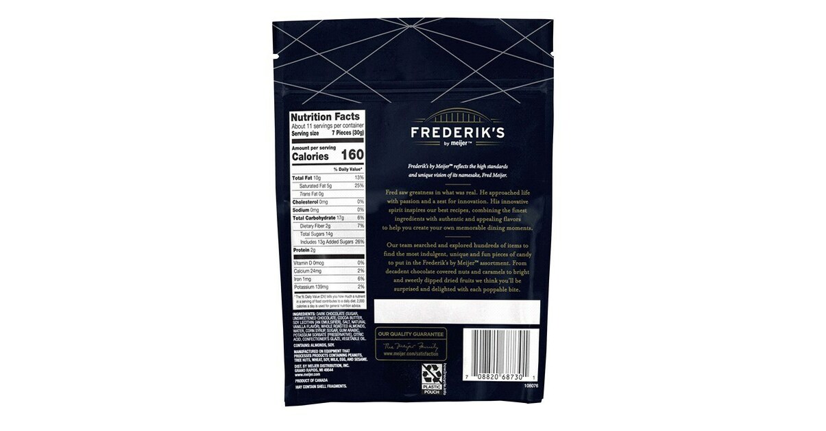 Meijer issues allergy alert on undeclared milk in Frederik's Dark