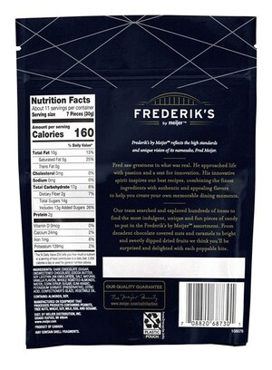 MEIJER ISSUES ALLERGY ALERT ON UNDECLARED MILK IN FREDERIK'S DARK CHOCOLATE ALMONDS and MEIJER EXPRESS GO CUP DARK CHOCOLATE