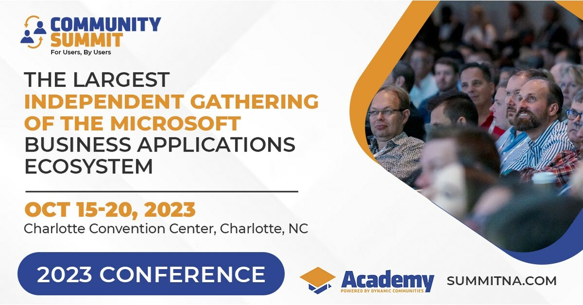 AI Summit Day Announced at October Microsoft Business Apps User Group Conference