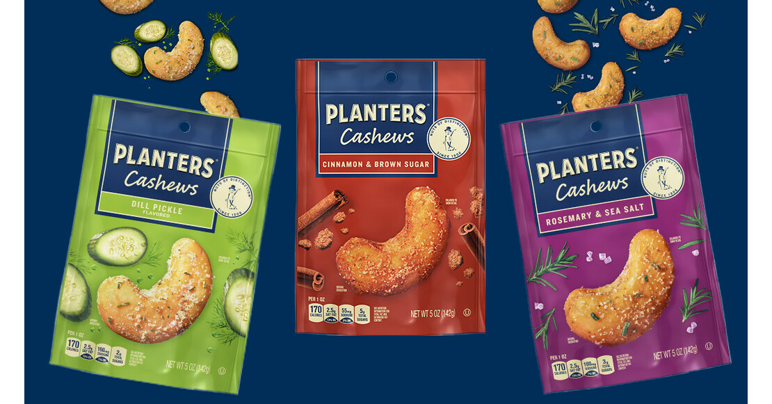 PLANTERS® BRAND UNVEILS 3 NEW FLAVORFORWARD VARIETIES, EXPANDING ITS