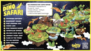 LuminoCity Dino Safari comes to New Jersey Town Square, Open Daily from June 10 - July 9, 2023