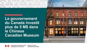 Le gouvernement du Canada soutient le Chinese Canadian Museum