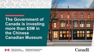 Government of Canada Supports the Chinese Canadian Museum