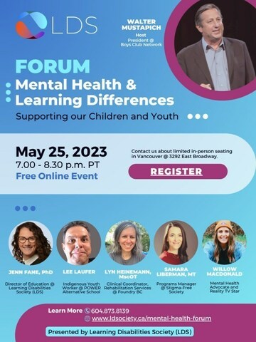 Free Forum on Mental Health and Learning Disabilities - Vimarsana News