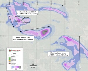 Canada Nickel Announces New Discovery at Mann Northwest Property, Provides Update on Regional Drilling at Midlothian and Sothman