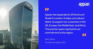Appian Announces New EMEA Headquarters in the City of London