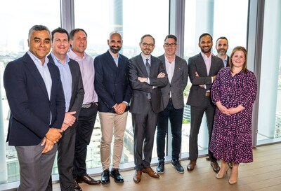 Matt Calkins and the Appian EMEA Leadership Team: Siter Ali, Richard Hudson, Charlie Thompson, Americo Mazzotta, Steven Teasdale, Sathya Srinivasan, David Ramos, and Alice Horan.