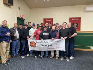 Cure Alzheimer's Fund Receives $8,400 From Quincy Firefighters