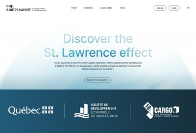 On May 9, CargoM and Sodes launched the Cap Saint-Laurent tool, the online catalog of actors and partners in Quebec's maritime and port sector. (CNW Group/Metropolitan Cluster of logistics and transportation in Montreal)