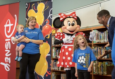 During World Princess Week in August, Walt Disney World Resort in Lake Buena Vista, Fla., is hosting “Once Upon A Wish Party” – an event dreamed up just for wish families. Earlier this week, Disney and Make-A-Wish revealed the very first wish come true as part of this special event to 7-year-old Scarlett at Ventura Elementary School in front of her classmates and teachers.