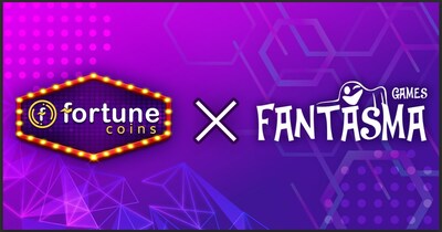 As part of Fortune Coins' strategic partnership with Fantasma Games, Sweden's leading gaming provider, the social casino will introduce fresh titles and boost Fantasma's presence across North America. (CNW Group/Fortune Coins - Blazesoft Ltd.)