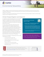 As a healthcare company with a global reach, we are committed to taking action against climate change, which poses health dangers on a worldwide scale. View this fact sheet for an overview of our efforts to reduce the effects of climate change.