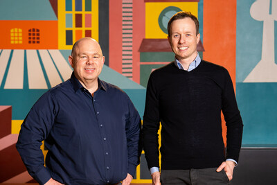 Pictured left to right: Jan Becker, CEO of Apex.AI, and Sascha Meyer, CEO of MOIA.