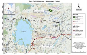 Rock Tech Options Additional Property in Thunder Bay Mining District and Appoints Strategic Advisor for Georgia Lake Project