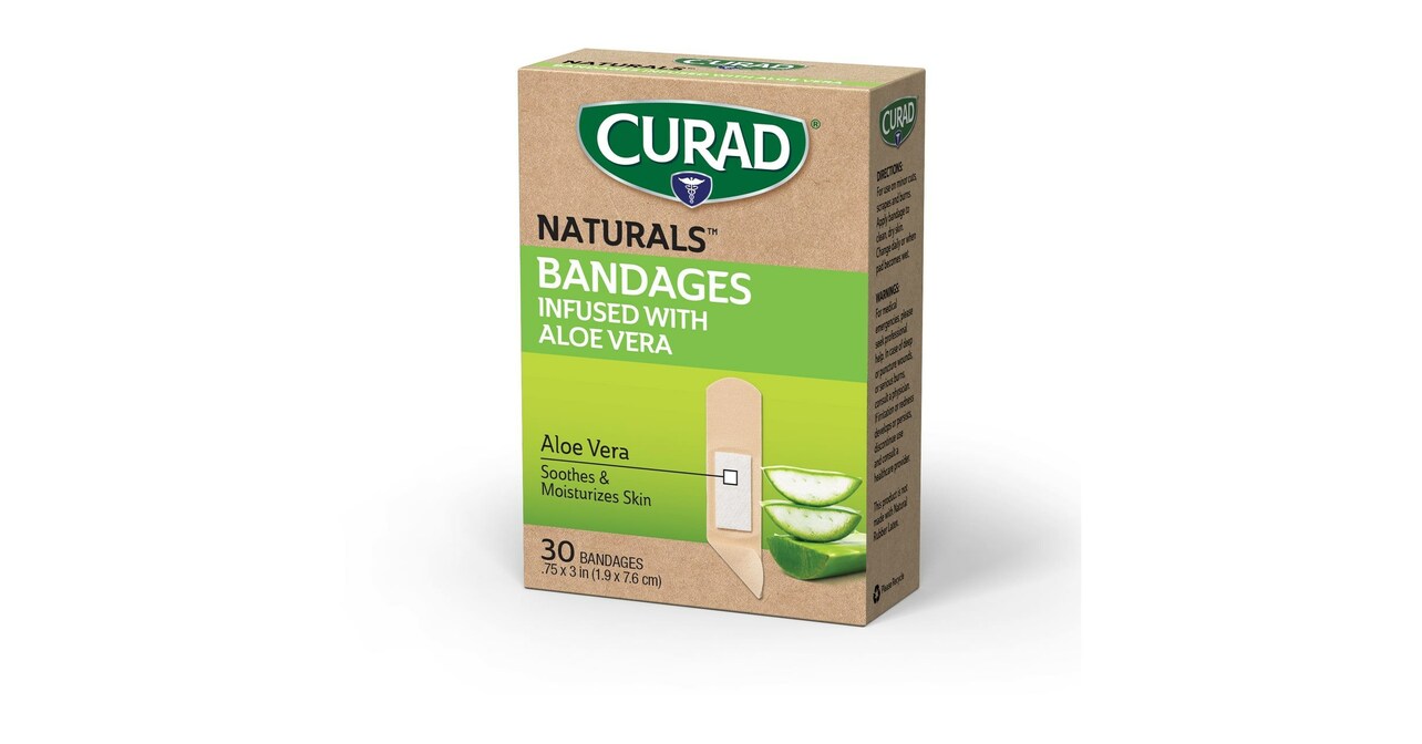 CURAD Introduces "Naturals" Adhesive Bandage Line