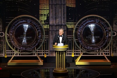 LVS Chairman and CEO Robert G. Goldstein speaks at The Londoner Macao Grand Celebration at The Londoner Arena Thursday. (PRNewsfoto/Sands China Ltd.)
