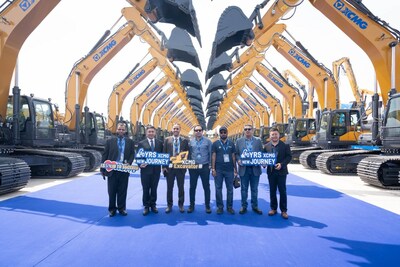 XCMG's 5th International Customer Festival Showcases the Latest Excavator Product Lineup.