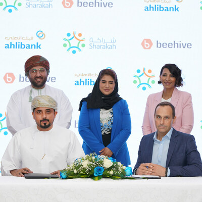 Ali Muqaibal, CEO of Sharakah and Peter Tavener, COO and CFO of Beehive
